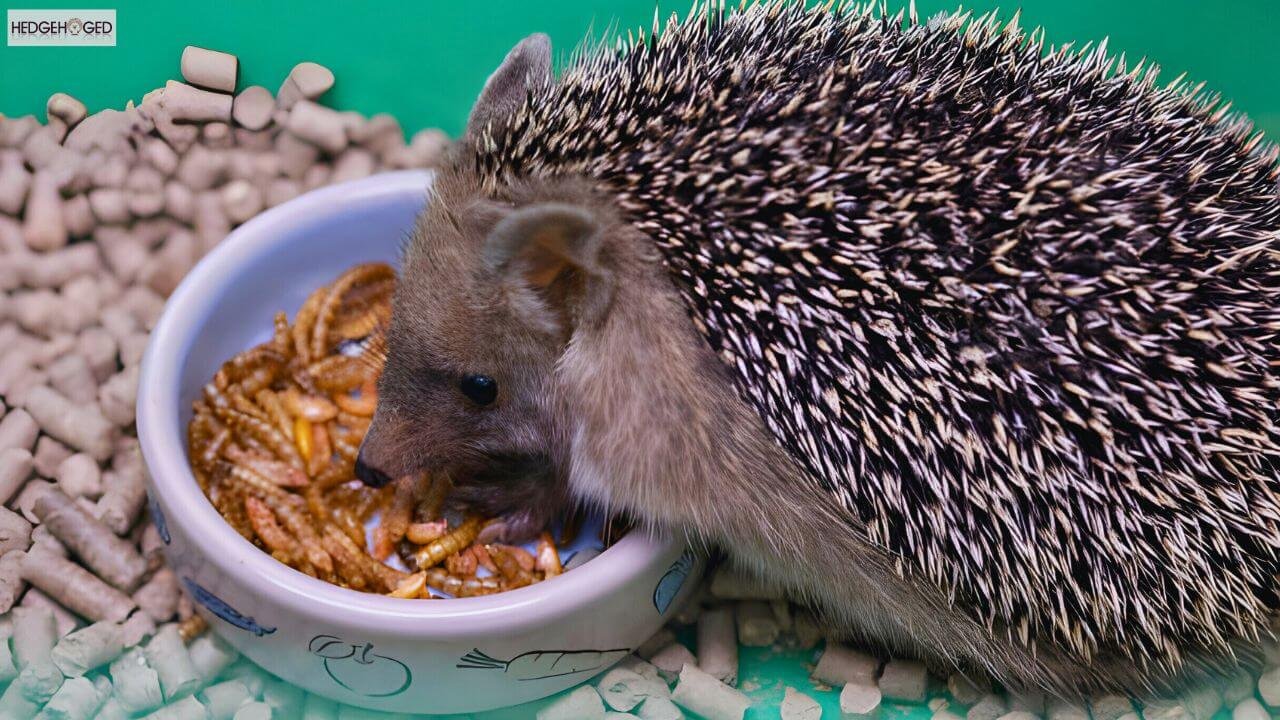 Feeding Mealworms To Hedgehogs