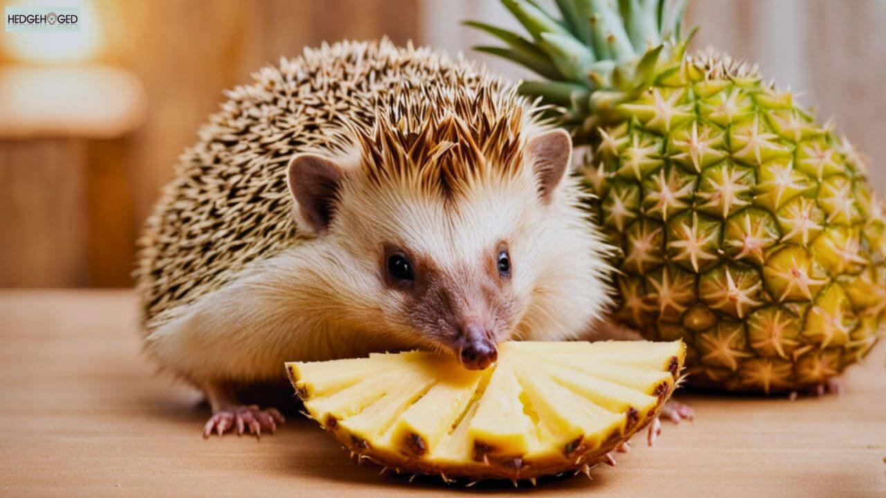 Feeding Pineapple To Hedgehogs