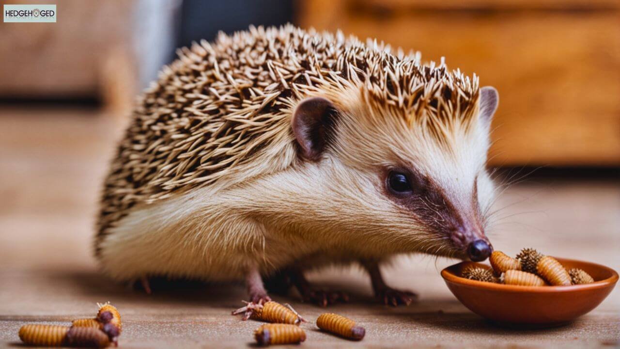 Hedgehog Eat Superworms