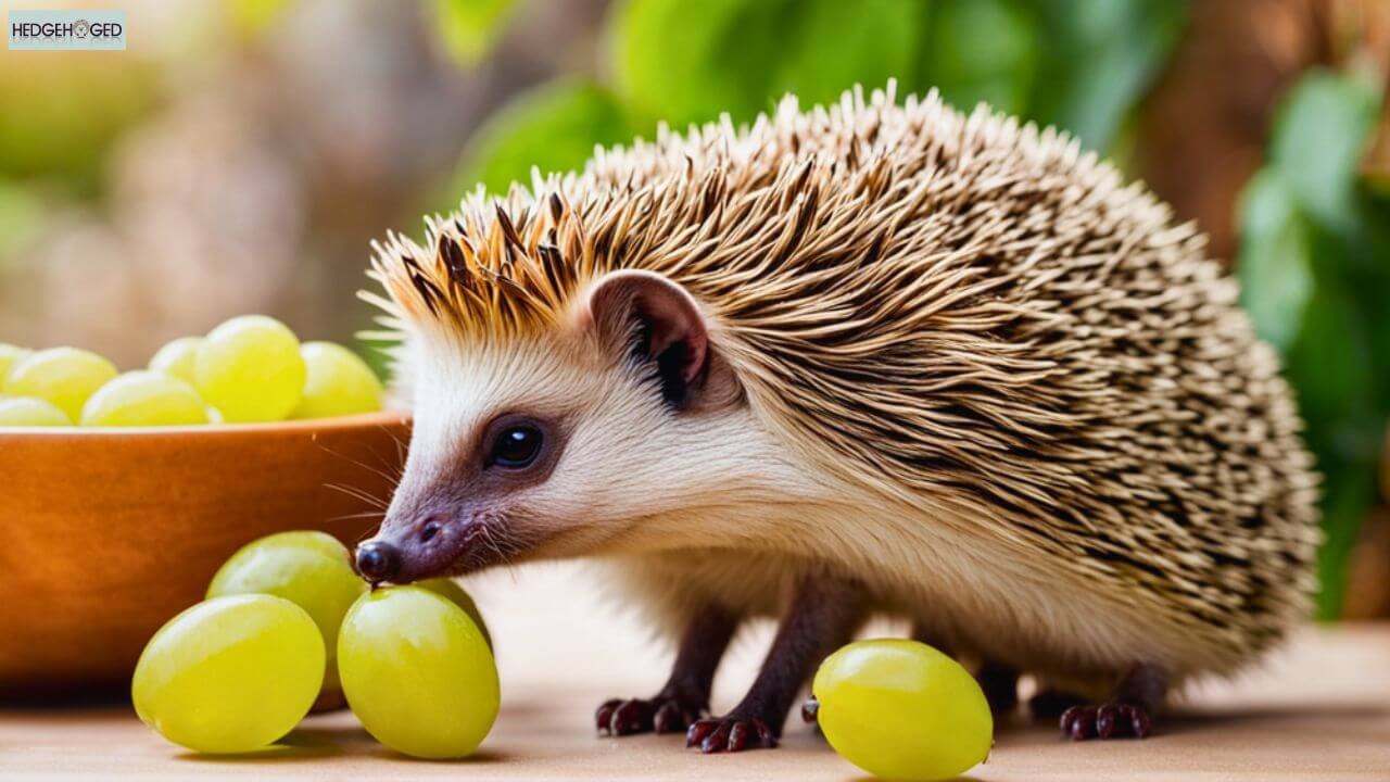 do hedgehogs eat grapes