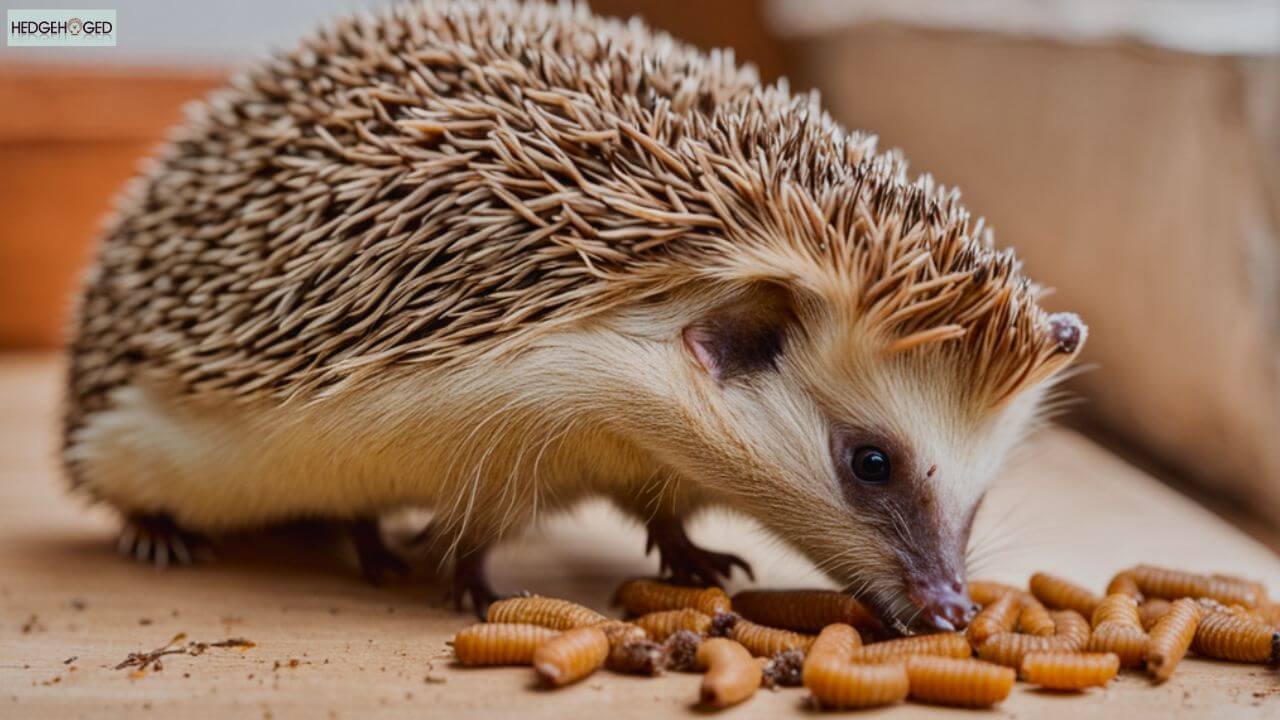 do hedgehogs eat mealworms