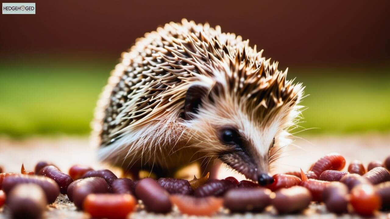 does baby hedgehog eat superworms