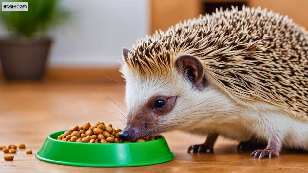 Hedgehog Eat Dog Food