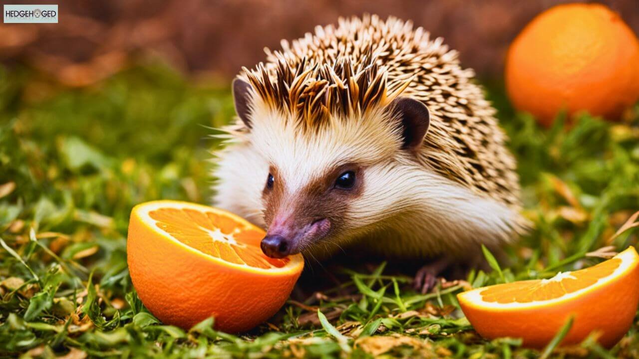 feeding Orange To Hedgehogs