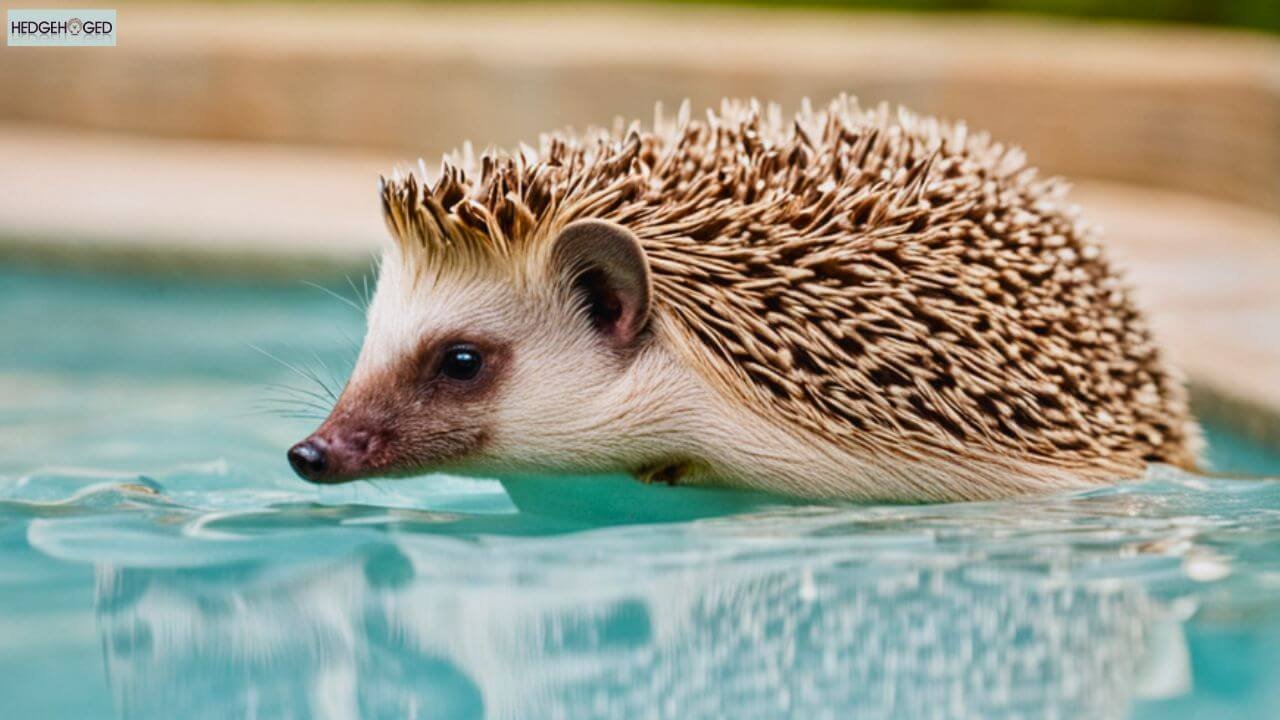 hedgehog drowned in pond